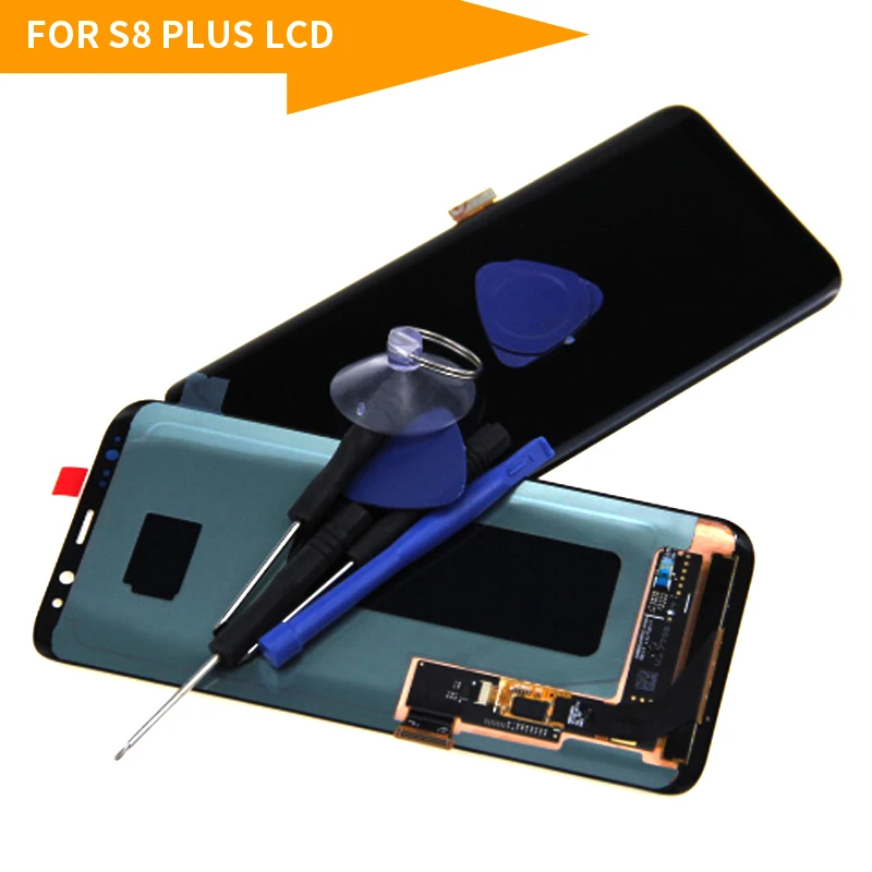 Супер Amoled для samsung Galaxy S8 Plus G955 G955F ЖК-экран Замена ЖК-дисплей, сенсорная панель без рамки в сборе