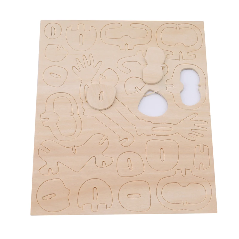 Детская Сборная модель скелета 3D пазлы популярные игрушки деревянные