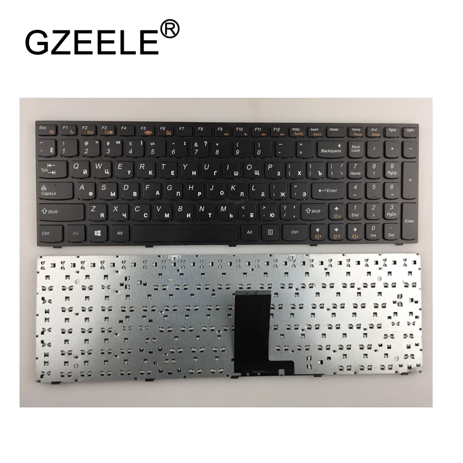 Клавиатура с рамкой для ноутбука Lenovo b5400, m5400, m5400a, b5400, b5400a - изображение