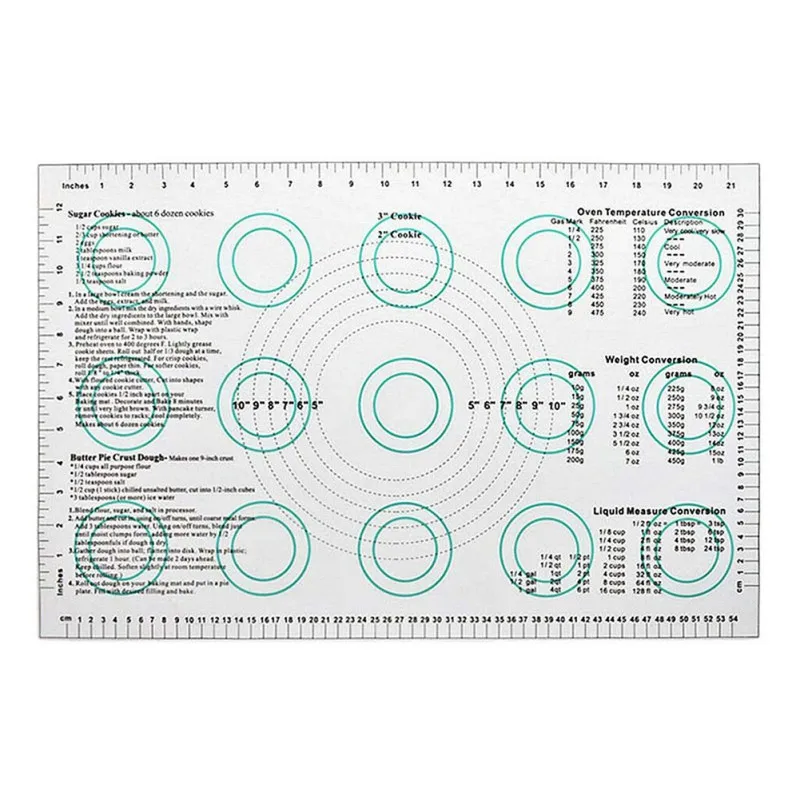 40x60cm Силиконовые коврики для выпечки лист тесто для пиццы антипригарный держатель для кондитерских изделий Кухонные гаджеты Инструменты для приготовления пищи посуда Аксессуары для выпечки - Цвет: 40x60cm