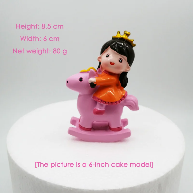 Принц и принцесса полимерная для торта Топпер украшения на день рождения