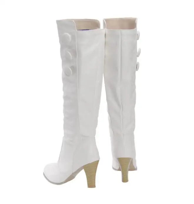 

Genuine Leather Boots Women High Heel for Autumn and Winter Knee High Boots Ladies Shoes Female