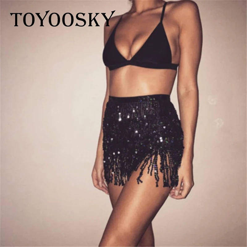 TOYOOSKY Европейский Американский женский сексуальный ремень модный Богемия женский горный хрусталь ремни многоцветный бахрома Сияющий ремень Пояс-шнур