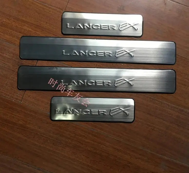 Аксессуары подходят для Mitsubishi Lancer 2008 2009 2010 2011 2012 накладки на пороги из