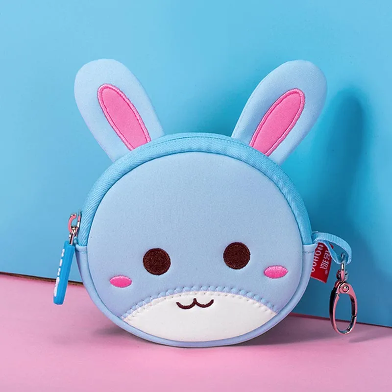 NHW002-1 NOHOO милый кошелек для монет, Детский кошелек, сумка для монет, детские кошельки, держатель для девочек, кошелек для монет, кошелек для мальчиков, Женский футляр для наушников - Цвет: NHW002-1