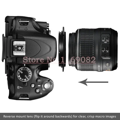 Макро кольцо для объектива Nikon AF 72 мм обратное адаптер крепления на объектив D800 D600