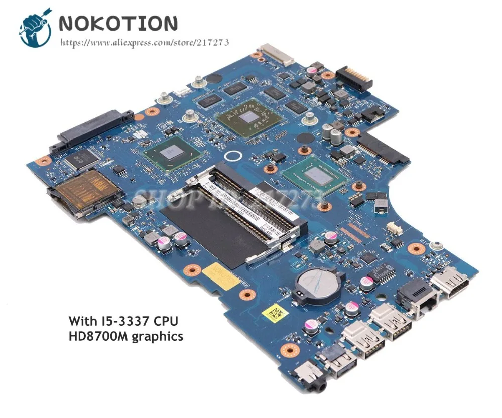 NOKOTION для Dell Inspiron 17R-5721 3721 5721 материнская плата ноутбука VAW11 искусственная деталь