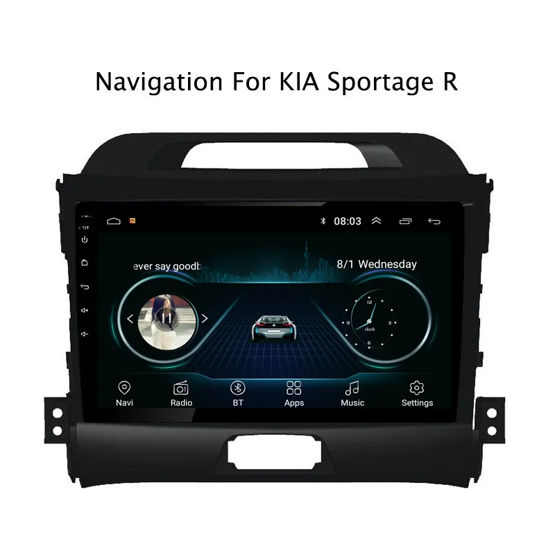 9 &quot2.5D ips Android 8 1 автомобильный DVD gps плеер для Kia Sportage R 2010 2016 радиоприемник стерео