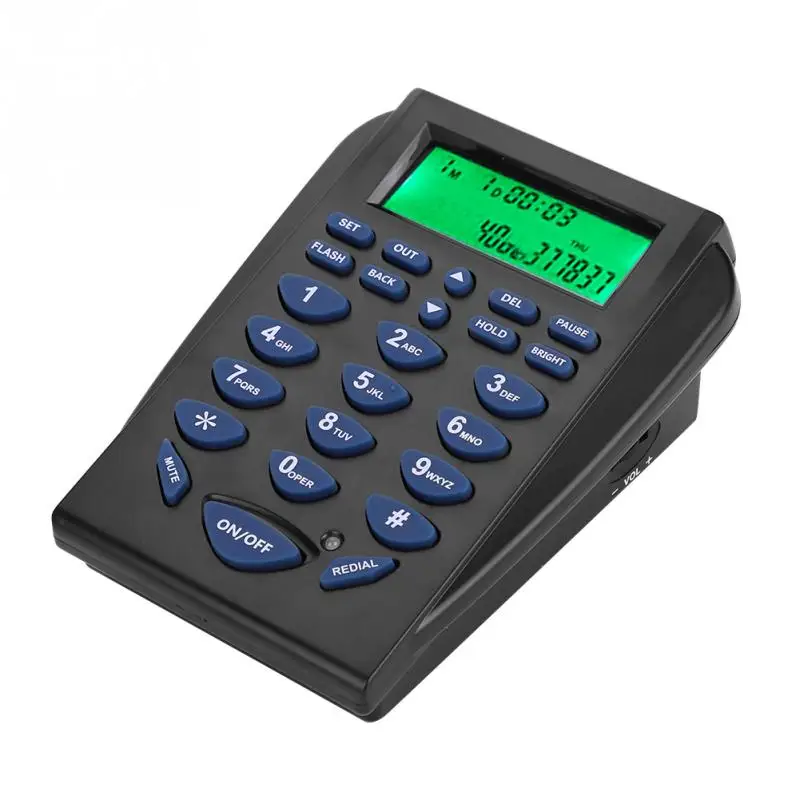 Телефон мейнфрейм бизнес-офис многофункциональный телефон Dial Pad колл-центр дорожный телефон с практичной подставкой для наушников