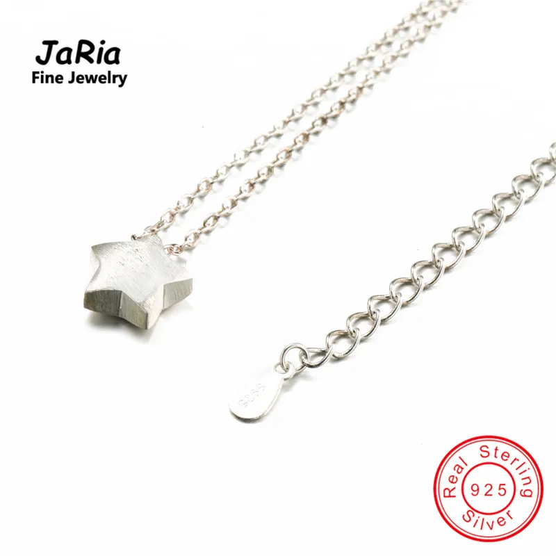 JaRia Ювелирных Украшений Стерлингового Серебра Полный Звезда Ожерелье S925