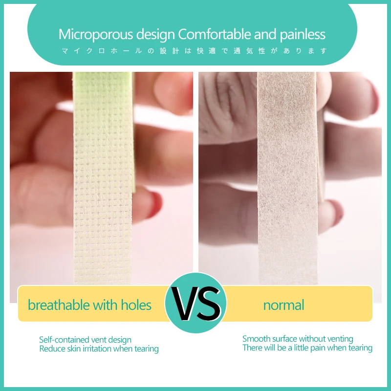 Высококачественная японская изоляционная лента для ресниц с отверстиями