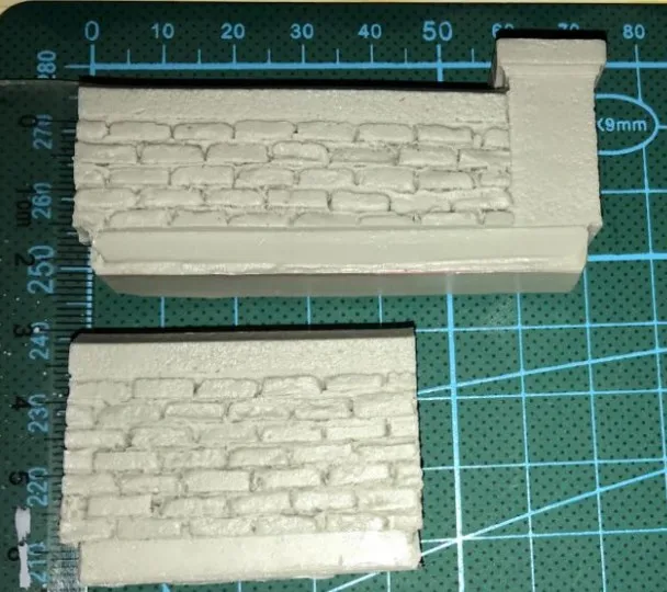 2PSC 1/35 масштаб WW2 сцена стены миниатюрные песочные модели стола Неокрашенная