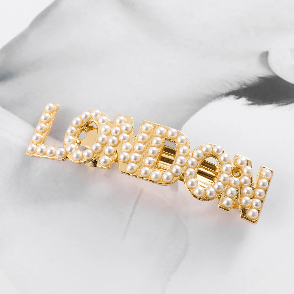 Женские жемчужные заколки для волос с кристаллами и жемчугом новинка | Украшения