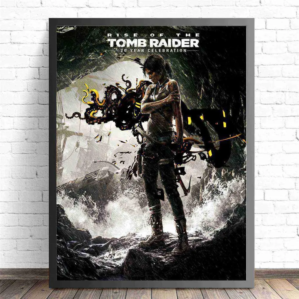 2 Rise Of The Tomb Raider Game Печать на холсте Современная живопись плакаты настенные художественные картины для украшения гостиной без рамки - Цвет: 2