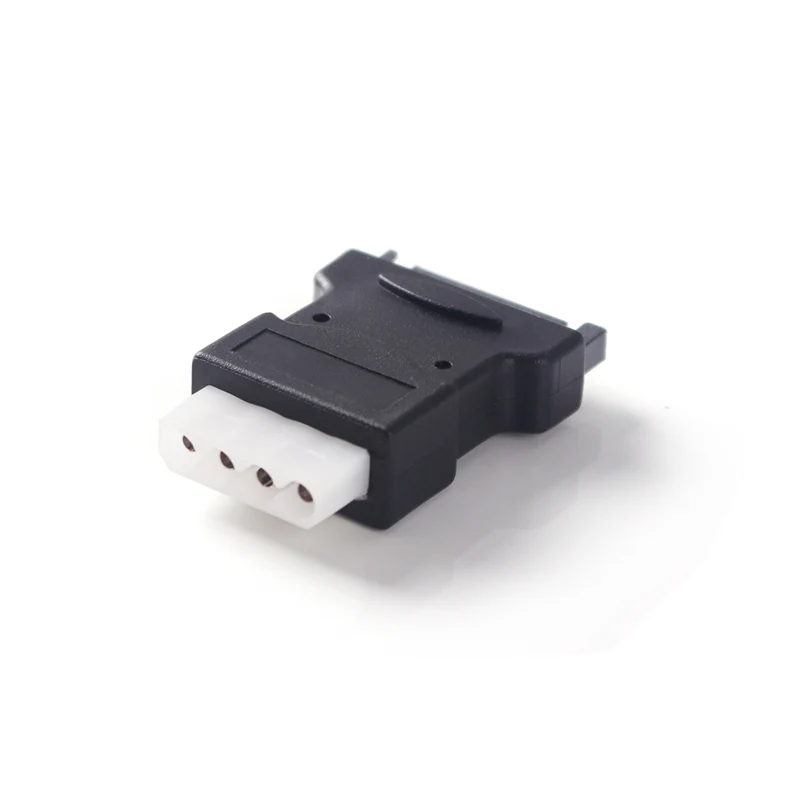 Адаптер ult best SATA адаптер Папа мама 15P папа Molex 4P черный|sata 15p|adapter satasata male |