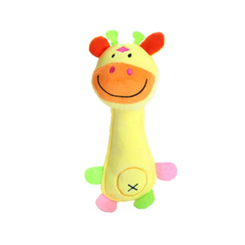 

Funny Animal Shape Pet Dog Puppy Toys Soft Plush Sound Squeaky Chew Toy non-toxic Plush Cotton lovely Pets Molar Toy Gifts