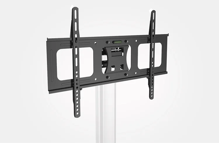 DL-ST97 стеклянный алюминиевый Наклонный поворотный полный движения 3"-60" светодиодный ЖК-Телевизор тележка плоская панель плазменный ТВ тележка стенд