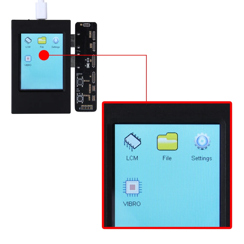 Программатор EEPROM с ЖК экраном Фоточувствительный Ремонт для iPhone 8/8P/X/XR/XS MAX режим