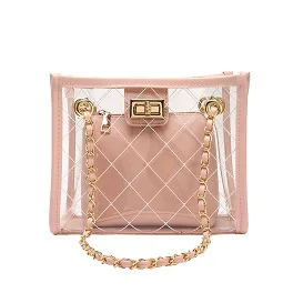 Sac сумка женская сумка прозрачная сумка из ПВХ конфетного цвета сумка дизайнерские кошельки, через плечо Bolsa - Цвет: 2