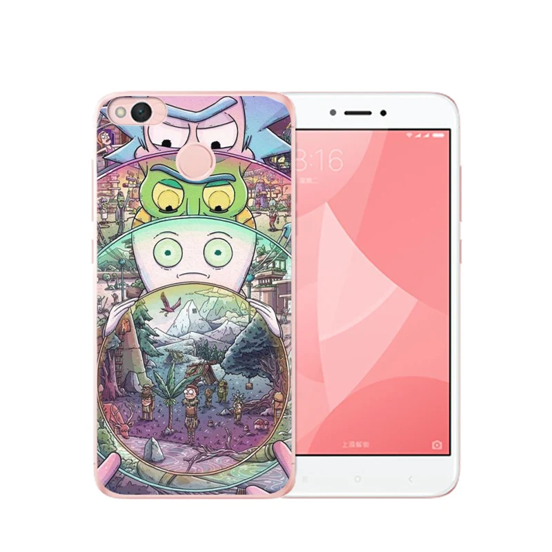 Роскошный чехол для телефона Rick And marty, чехол для Xiao mi Red mi 3S Pro 4X 4A 5A 5 Plus Note 3 4 4X6 6A mi A1 5X, мягкий силиконовый чехол из ТПУ