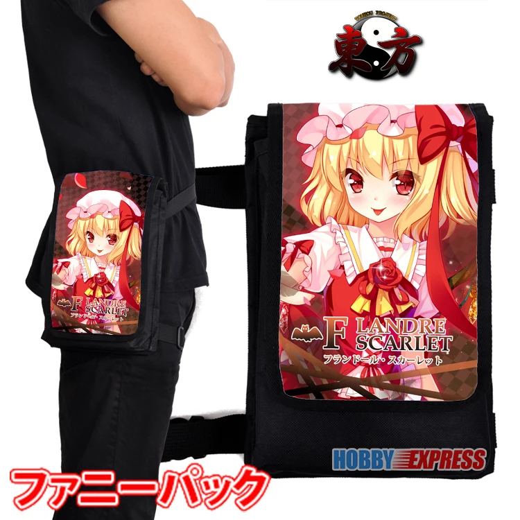 Новый Фландрия Алые-Touhou Project Аниме Японский Fanny Pack Путешествия Сцепления Талия
