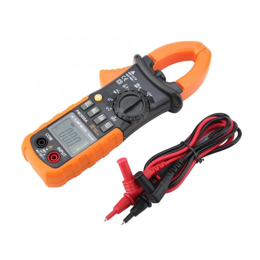 Цифровой мультиметр зажим PEAKMETER PM2008A с автоматическим выбором