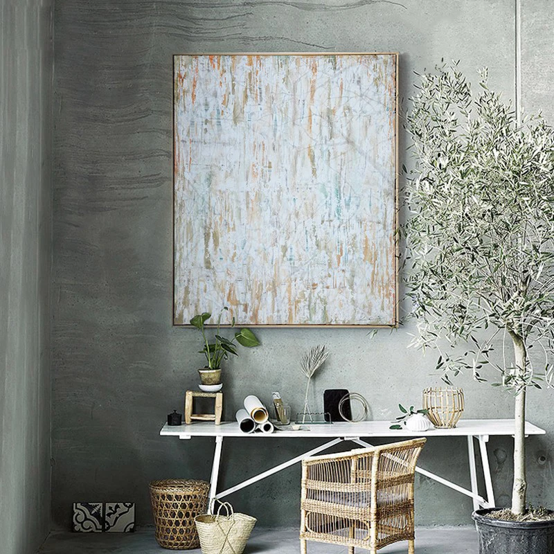 Новое поступление ручная работа абстрактная настенная живопись Современная