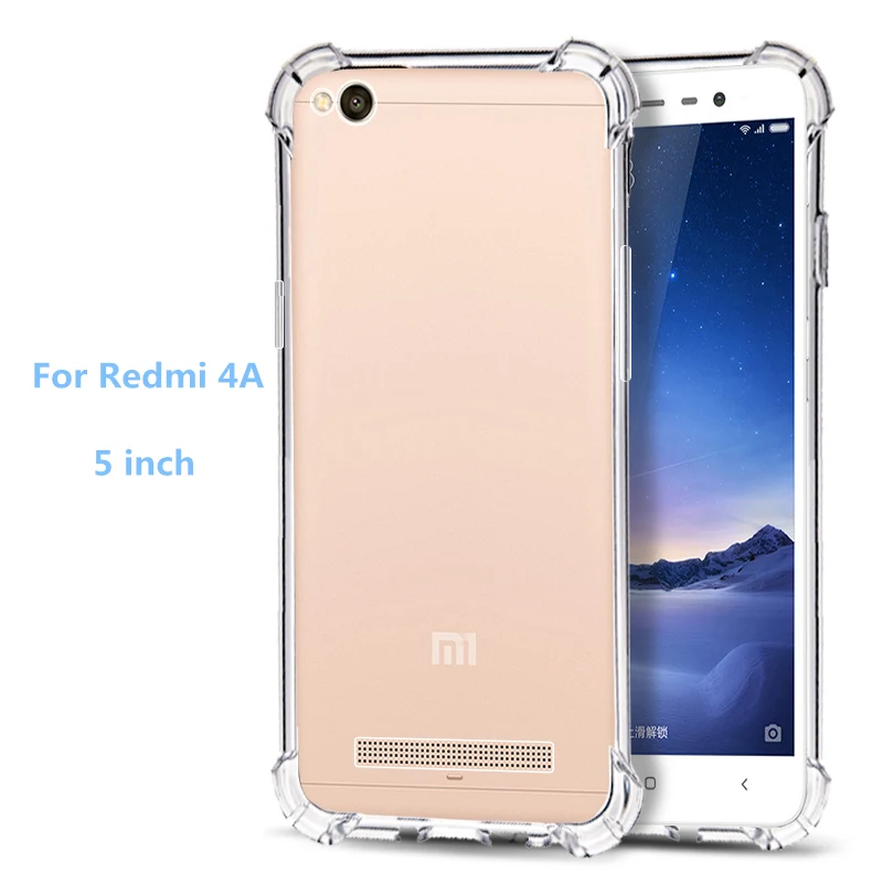 Для Redmi 4A Мобильный защитный корпус для телефона мягкий силиконовый чехол MIUI 4a TPU