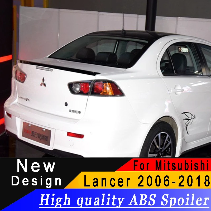 Спойлер для Mitsubishi Lancer EX от 2006 до 2018 высококачественный спойлер из ABS праймер или