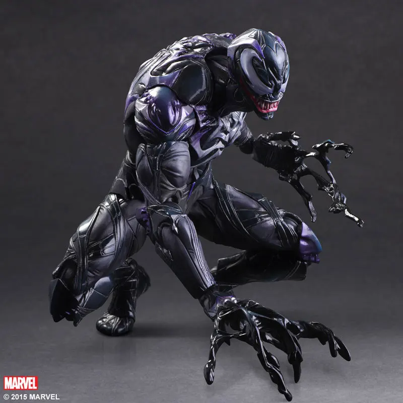 Marvel Comics PLAY ARTS 27 см чудо-яд в фильме Человек-паук ПВХ Фигурки игрушки Аниме Фигурки игрушки для детей Подарки для детей