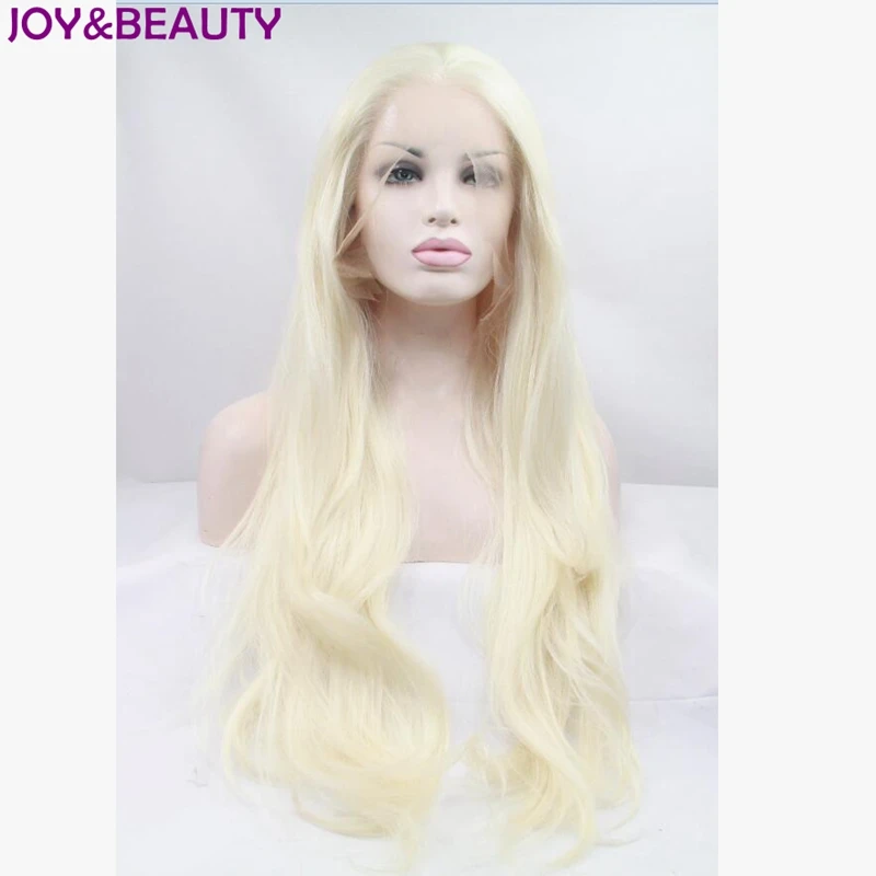 JOY & BEAUTY длинные натуральные волнистые синтетические кружевные передние парики