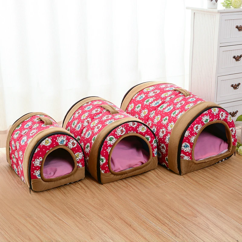 Dog house bed Съемные и моющиеся домашних животных матрас дома для cama para качорро пэт Sml