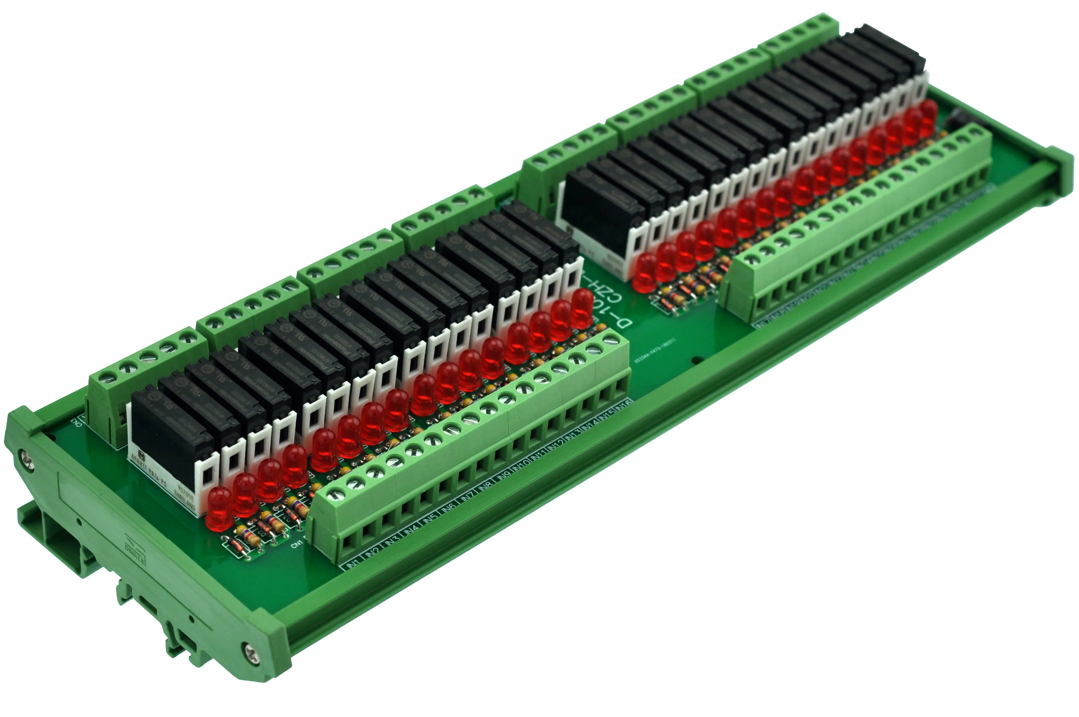 Тонкий DIN рейка крепление DC5V раковина/NPN 32 SPST-NO 5A Мощность триггерный релейный