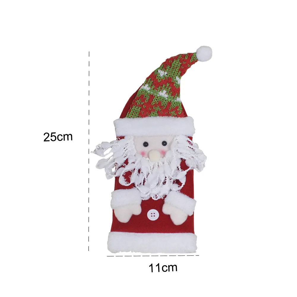 Santa Claus Wine Bottle Cover Bag Banquet Christmas Dinner Party Table Decor Snowman Festive New Years Supplies Noel Gift | Дом и сад