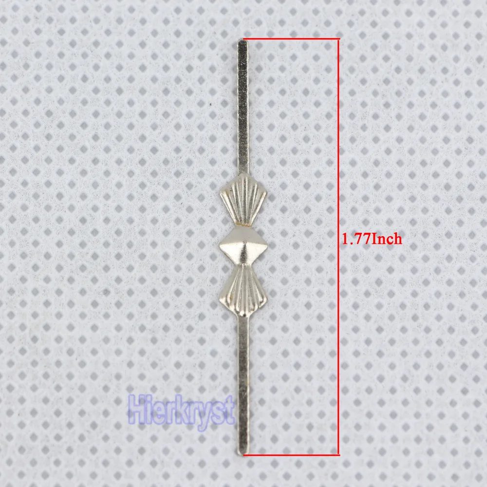 100 шт. серебристые шпильки с бантом коннекторы кристаллическая призма детали для