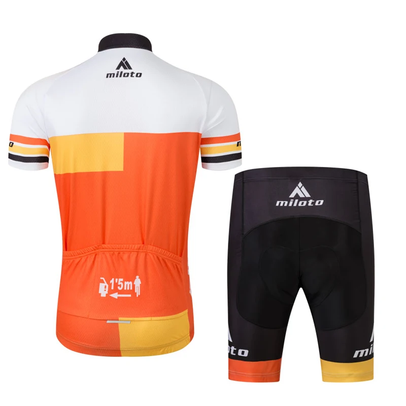 MILOTO команда мужчин Ropa Ciclismo Pro Велоспорт Джерси с коротким рукавом снаряжение для