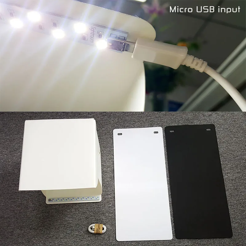 1 * портативный складной лайтбокс мини фотостудия фото палатка набор коробка для