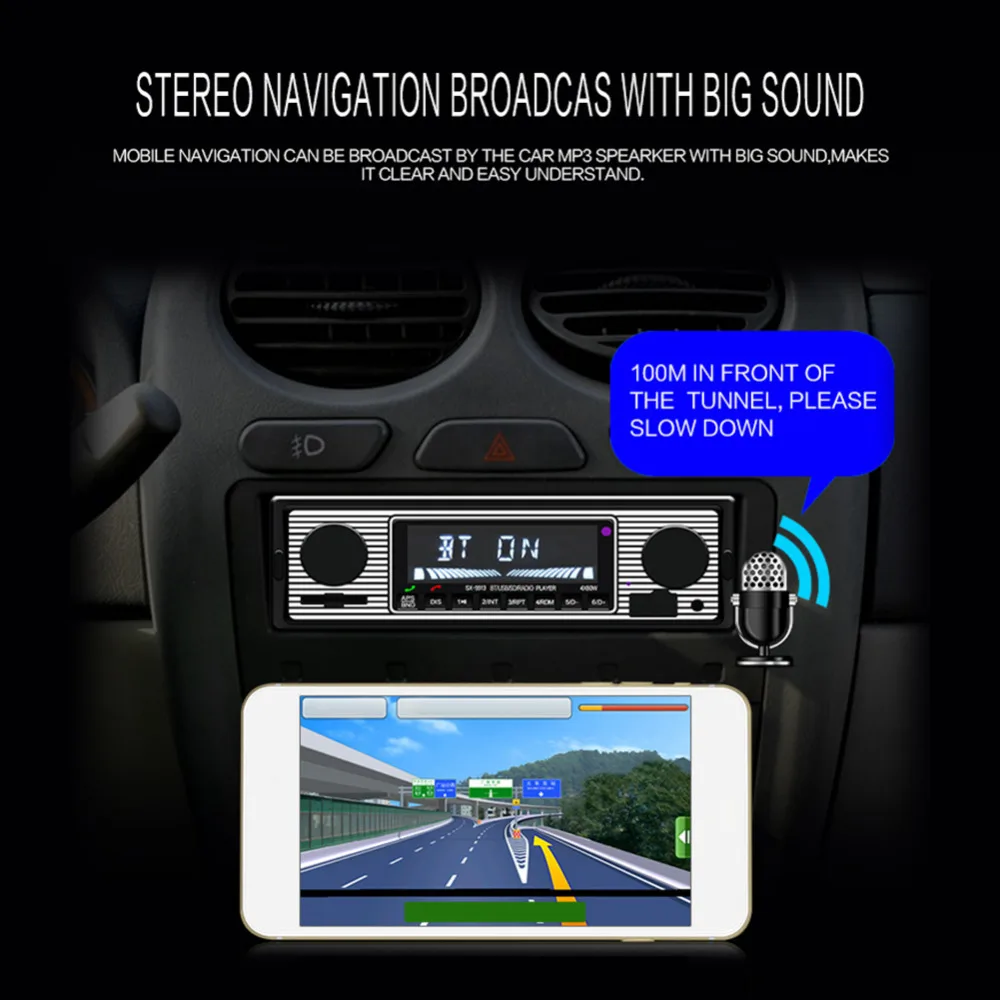 Автомагнитола 12 В стерео система с Bluetooth FM MP3 USB SD AUX Типоразмер 1 DIN|usb sd aux|fm mp3 usbsd aux |