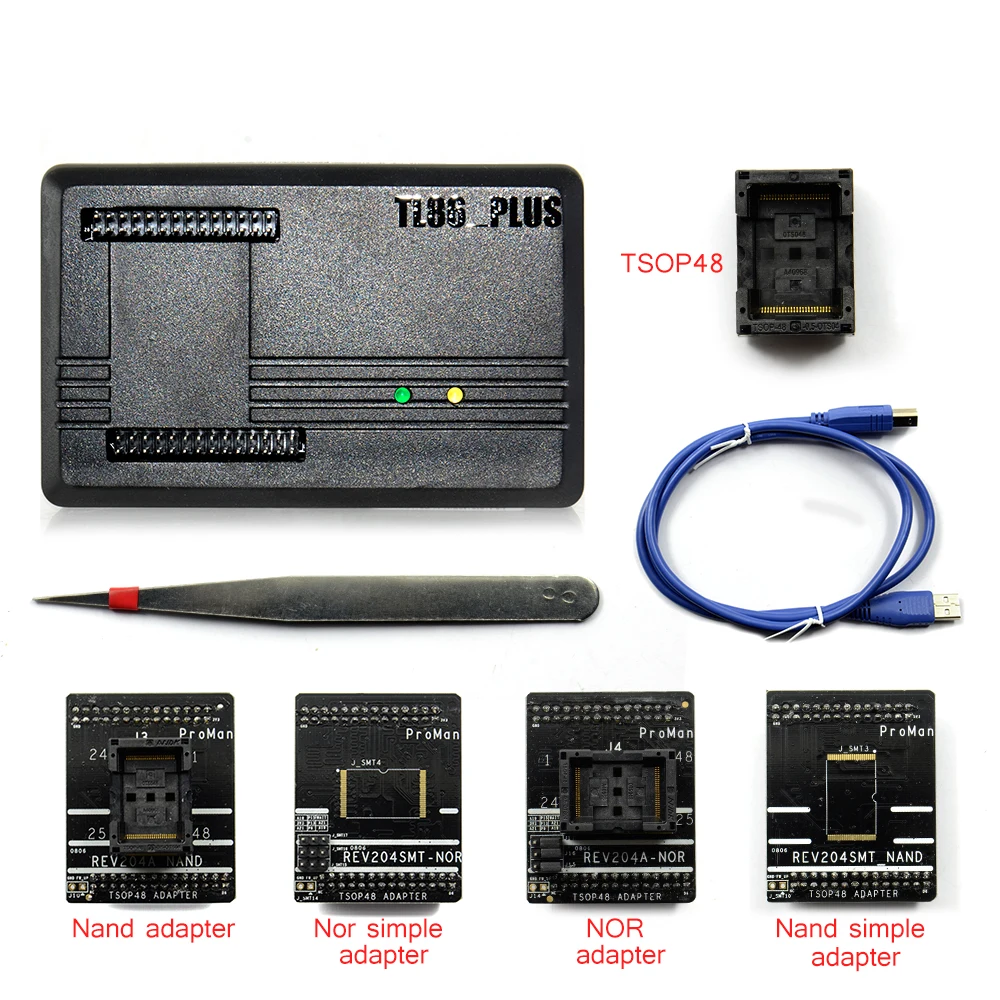 ProMan профессиональный инструмент для ремонта копия nand NOR TSOP48 адаптер TL86 PLUS