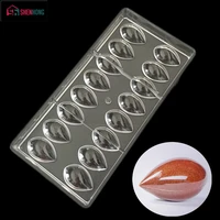 shenhong lotus chocolate mould olive shaped polycarbonate chocolate mold 3d candy mold
