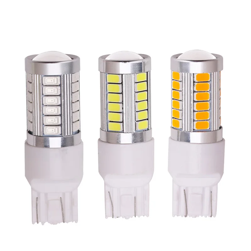 2 предмета 7443 33 SMD Автомобильный светодиодный стоп сигнал светильник ошибка