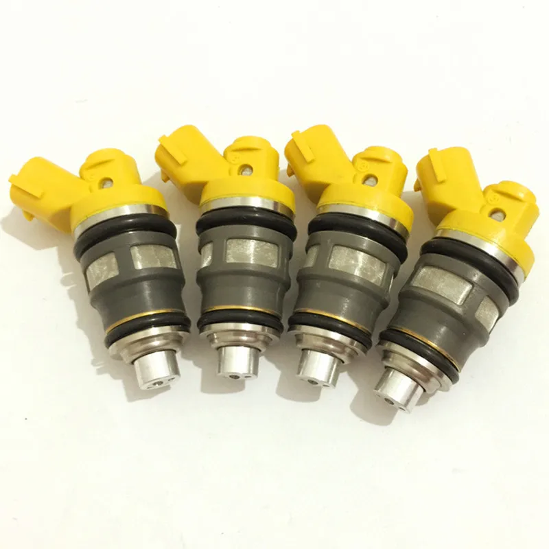 4xE85 high performance quality Flow matched 650cc side feed Fuel injectors for Toyota Supra 1JZ-GTE 2JZ-GTE subaru impreza wrx