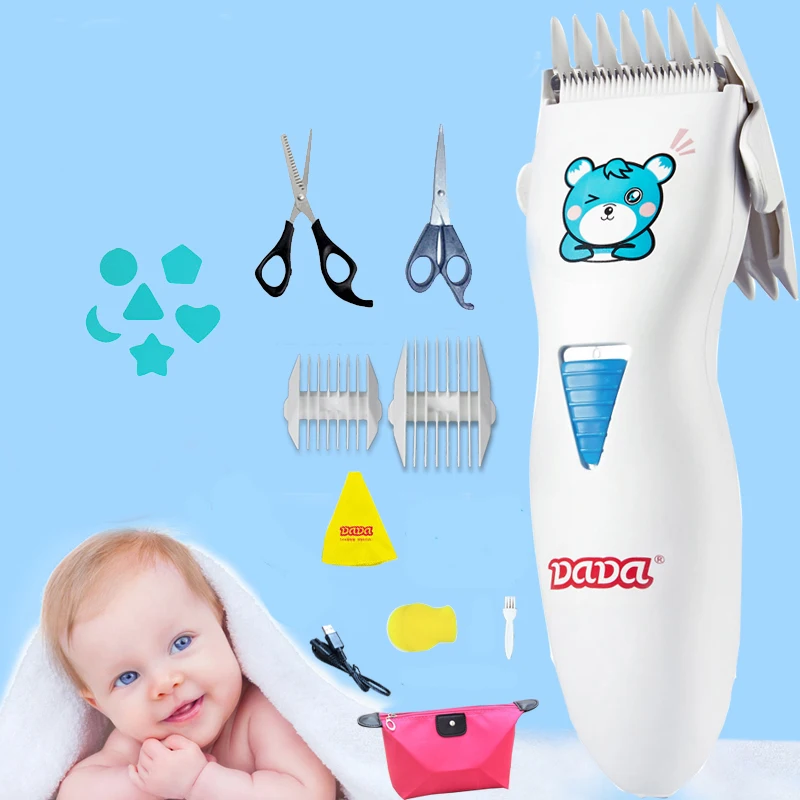 Машинка для стрижки волос Электрический триммер Бесшумная зарядка детский