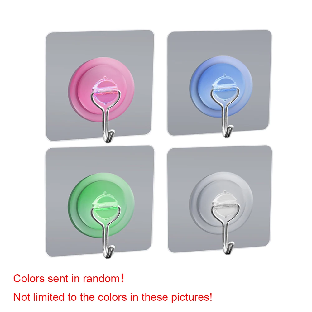 5x самослипание сильный присоска крюк для ванной всасывания Крючки стен и дверей