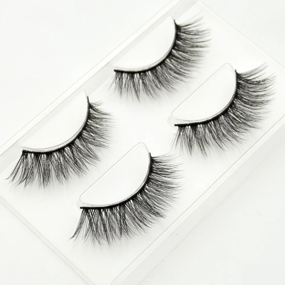 2 пары натуральных накладных ресниц Длинные Накладные ресницы для макияжа