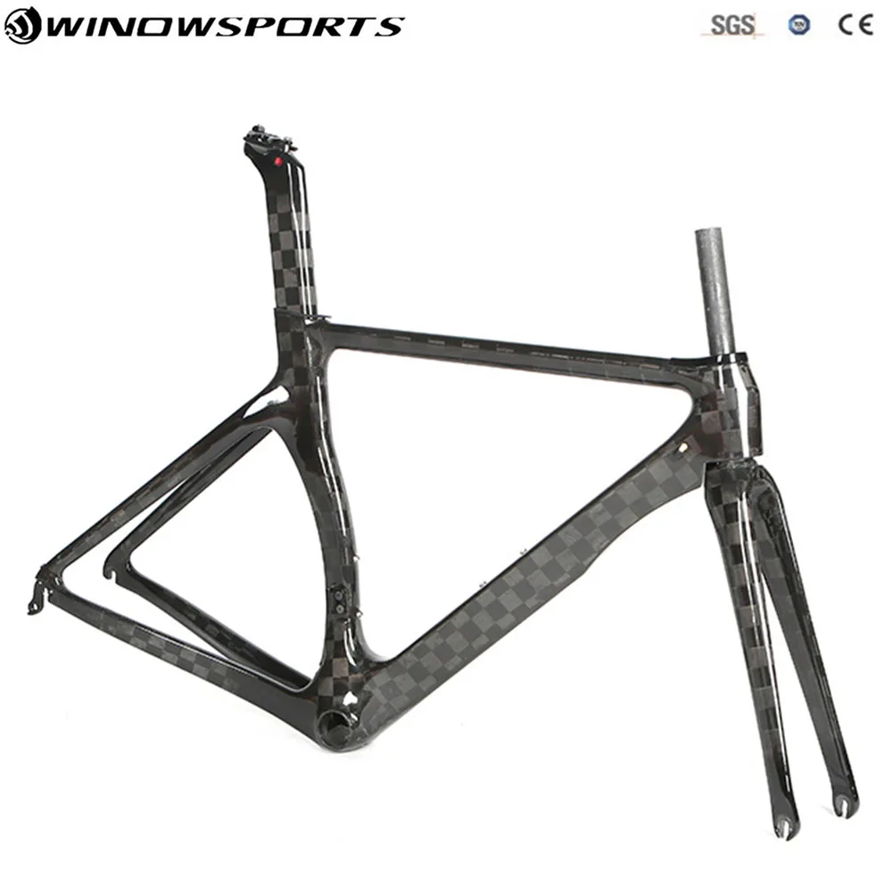 

2019 New Aero Carbon Road Racing Frameset Carbon Road Bike UD matte/glossy Carbon bicycle Frameset carbon fibre racing bicycle