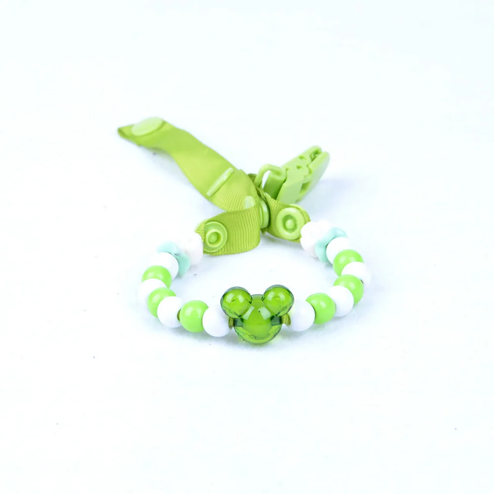 

Nipple Strap Chain Attache Clip Dummy Pacifiers Leash Strap Beads Toy Teether Holder Baby Soother Chain Baby Pacifier Clip Chain