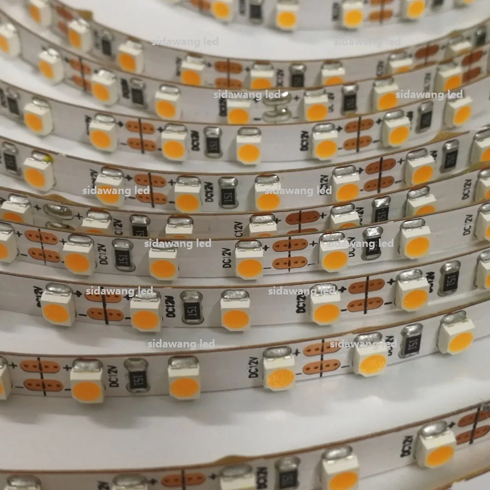 Светодиодная лента CRI &gt95 + Ra 5 мм SMD3528 12 В постоянного тока м 600 светодиодов