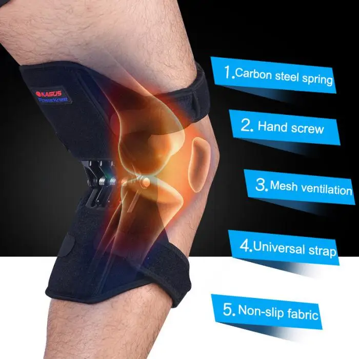 2 шт наколенник среднего возраста пателла Booster Весна наколенник поддержка для альпинизма приседания спорта
