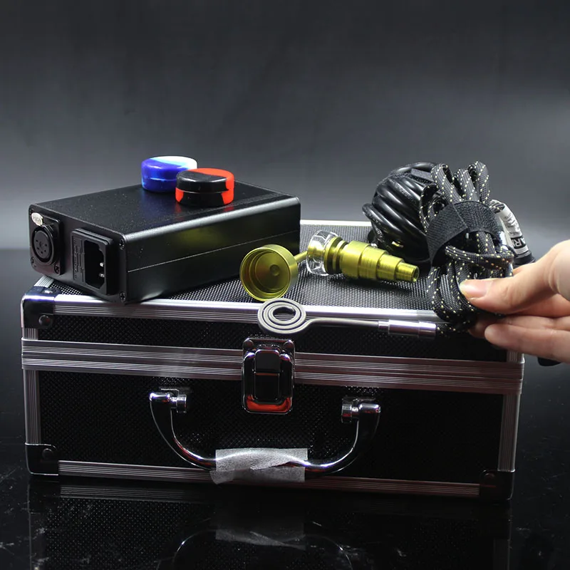 

Portable E dab Nail kit D electric dab nail quartz banger titanium dome less nail 10mm felmale male PID controller box enail kit